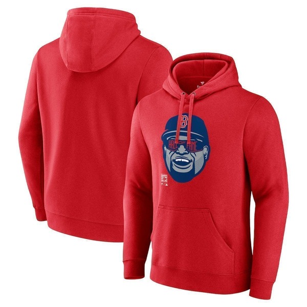 ファナティクス メンズ アウター パーカー・スウェット Men\u0027s Fanatics Brandedavid Ortiz Red Boston Red Sox Big Papi Portrait Fitted Pullover Hoodie Red 赤いこと