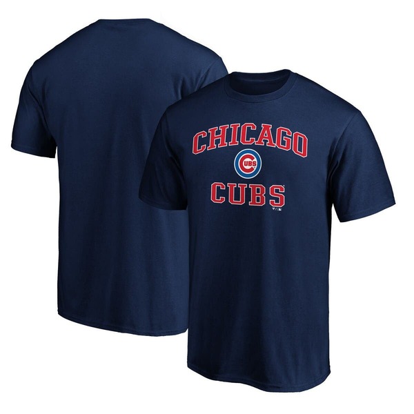 ファナティクス メンズ トップス ティーシャツ Men\u0027s Fanatics Branded Navy Chicago Cubs Team Heart \u0026 Soul T-Shirt Navy 米国海軍