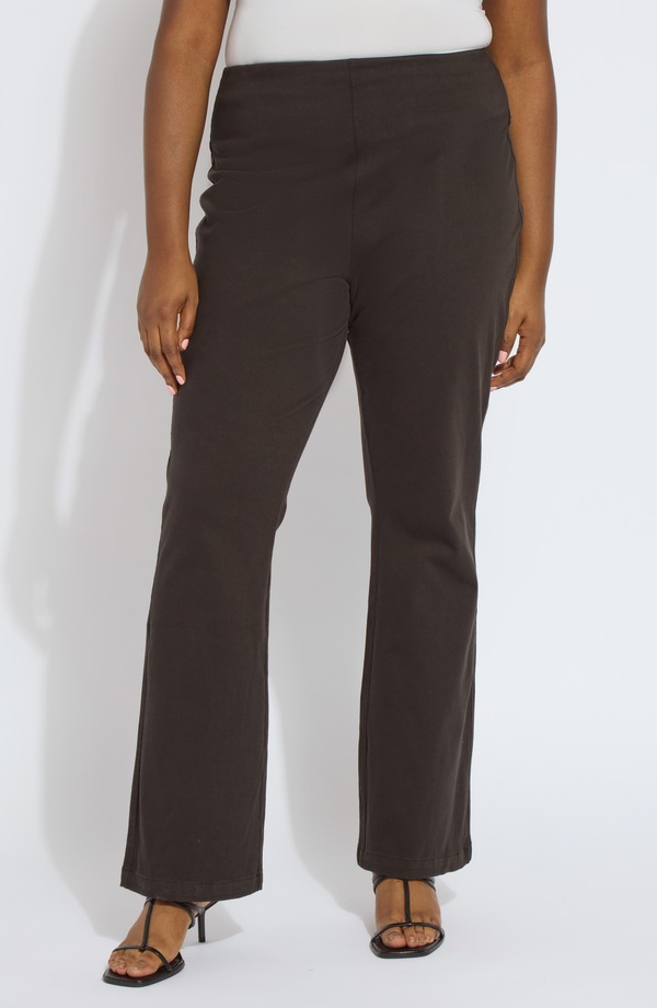 リジー レディース ボトムス レギンス ブーツ取りすてる ズボン下 ブーツ \u0027Lyssentials Pull-On Baby Bootcut Pants Black 黒いこと