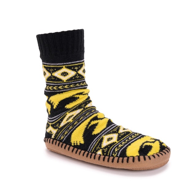 ムクルクス レディース アンダーお召しもの ソックス MUK LUKS Gameday Slipper Socks Iowa