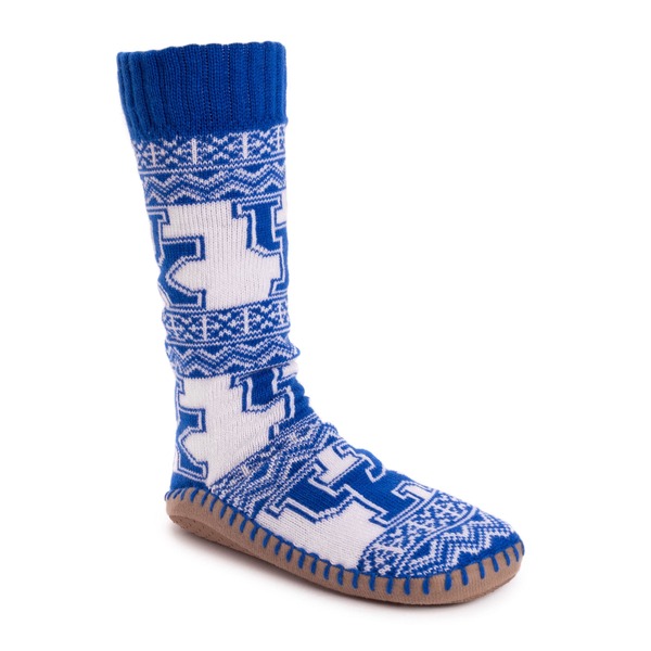 ムクルクス レディース アンダーお召しもの ソックス MUK LUKS Gameday Slipper Socks Kentucky