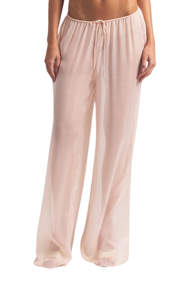 スキムズ レディース ボトムス 心地よいズボン下 ワイドレッグ SKIMS Romance Wide Leg Pajama Pants Primrose