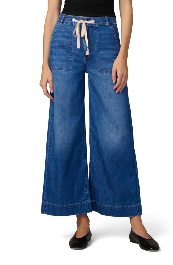 ジョーズ レディース ボトムス デニムパンツ ワイドレッグ アンクル ジーンズ Joe's The Madeline Ankle Wide Leg Drawstring Jeans Courage｜ReVida 店