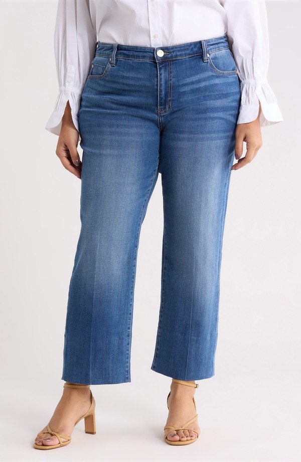 リヴァプール 天使の都市 レディース ボトムス レギンストレート ご機嫌酉の方角 ズボン下 Liverpoolos Angeles Kennedy High Waist Crop Straight Leg Pants Newport Beach
