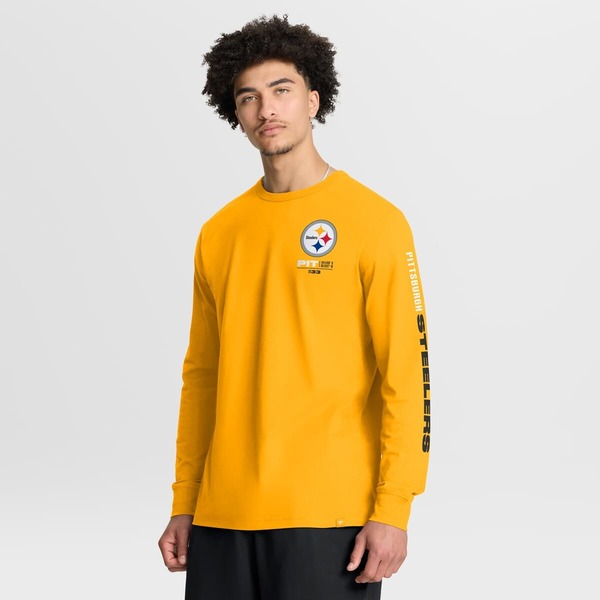 ファナティクス メンズ トップス プルオーバー Men\u0027s Fanatics Gold Pittsburgh Steelers Clock Management Legacy Long Sleeve T-Shirt Gold ゴールド