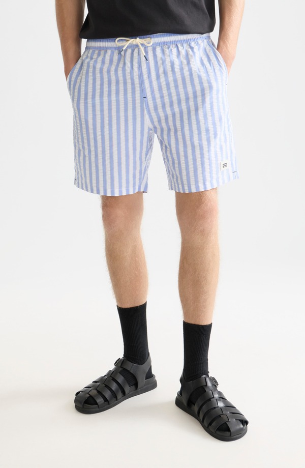 スコッチアンドソーダ メンズ 海水着 二分の一ズボン下・さる股引き Scotch \u0026 Soda Stripe Midlength Swim Trunks Classic Stripe Infinity 縞模様