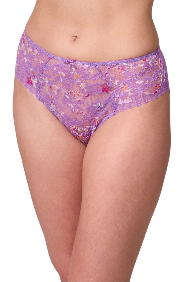 モンテル インティメイツ レディース アンダーウェア パンツ レース Montelle Intimates Lace & Microfiber Briefs Tulip/ Tulip Field｜ReVida 店