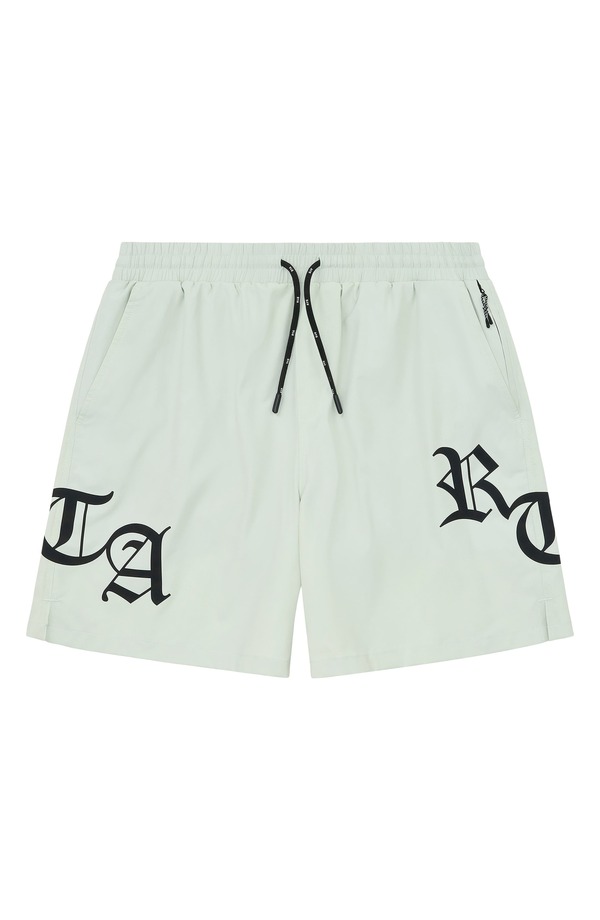 アールティーエー メンズ 海水着 二分の一ズボン下・さる股引き ナイロン RtA Mark Stretch Nylon Swim Trunks Lighteal Old English Rta ティール