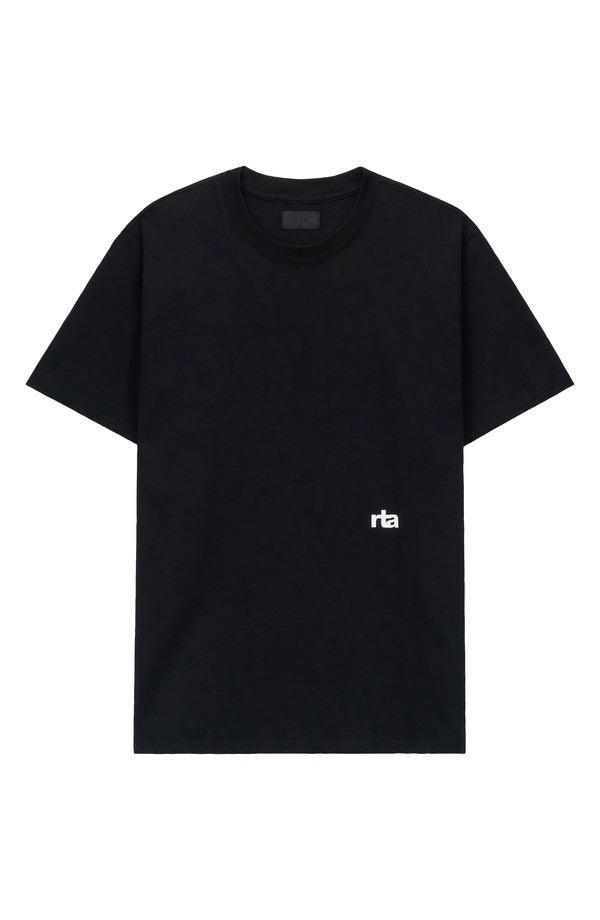アールティーエー メンズ トップス ティーシャツ ロゴタイプ グラフィック RtA Liam Logo Graphic T-Shirt Black Razor Type 黒いこと
