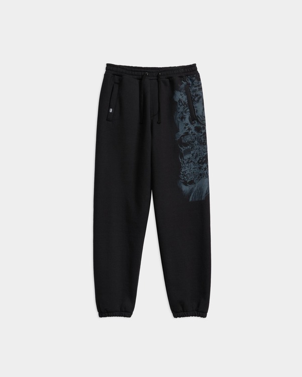 残響音 メンズ ボトムス 心地好いズボン下 ジョガーパンツ ECKO Phantom Widow Joggers Black 黒いこと
