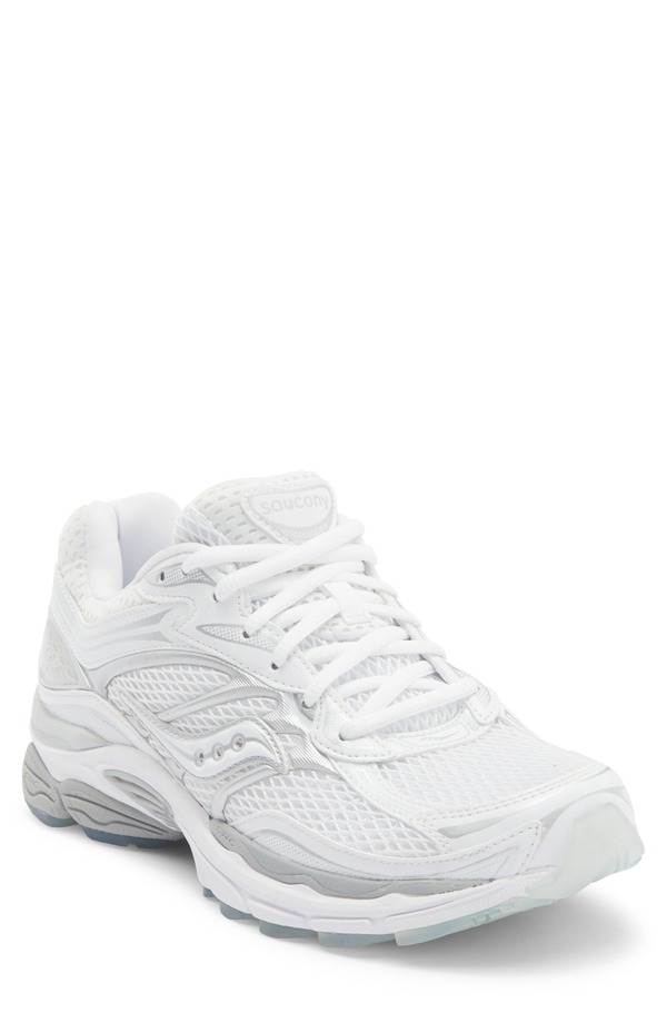 サッカニー レディース シューズ スニーカー Saucony Gender Inclusive ProGrid Omni 9 Sneaker White/ Silver 白いこと