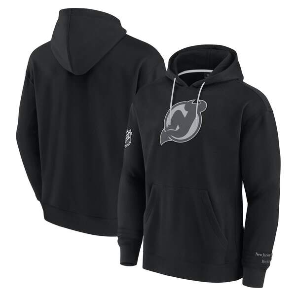 ファナティクス メンズ アウター パーカー・スウェット プルオーバー Men\u0027s Fanatics Black New Jersey Devils Elements Pace Pullover Hoodie Black 黒いこと