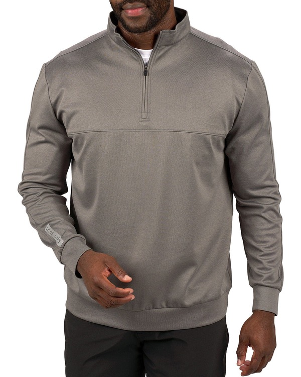 ブラックローバー メンズ アウター パーカー・スウェット Black Clover Cross Q-Zip Charcoal チャコール｜ReVida 店