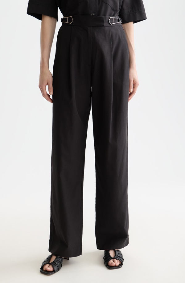スコッチアンドソーダ レディース ボトムス レギンス ワイドレッグ ズボン下 Scotch \u0026 Soda Quinn Wide Leg Pants Meteorite