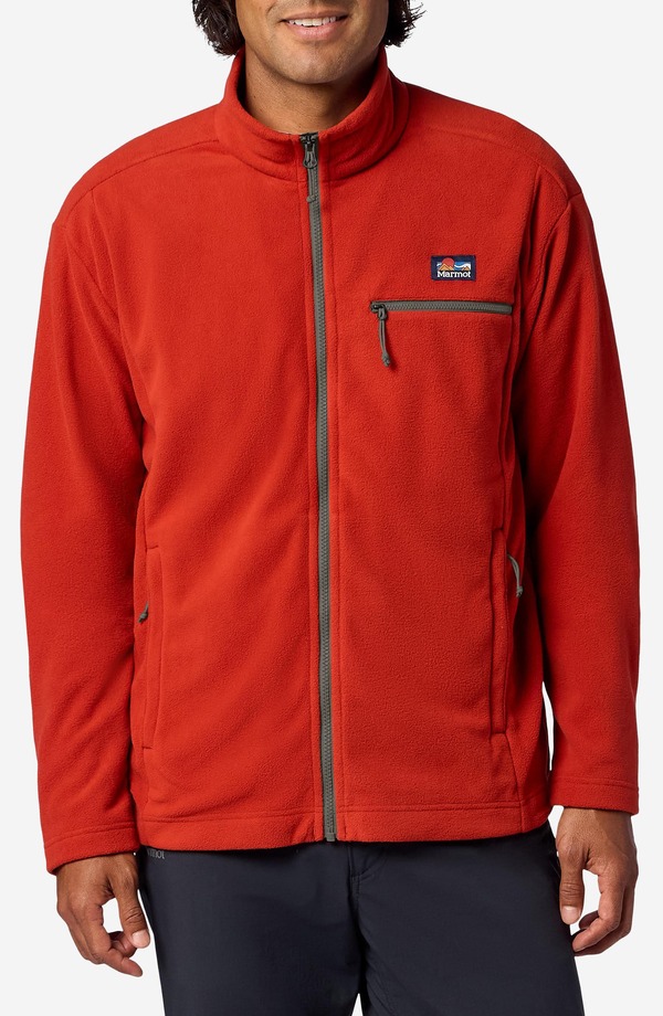モルモット メンズ アウター パーカー・スウェット フリース 上衣 Marmot Upward Fleece Jacket Sumac