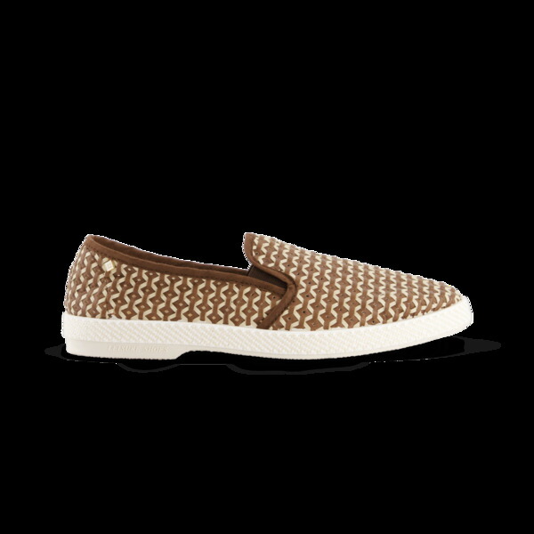 リビエラ レディース シューズ パンプス なめし革 置き目毛皮 Rivieras Classic Woven Leatherette Slip-On Loafer Brown 赤銅色