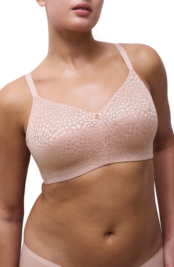 シャンテル レディース アンダー御召しもの ブラ Chantelle Lingerie Magique Wireless Bra Rose