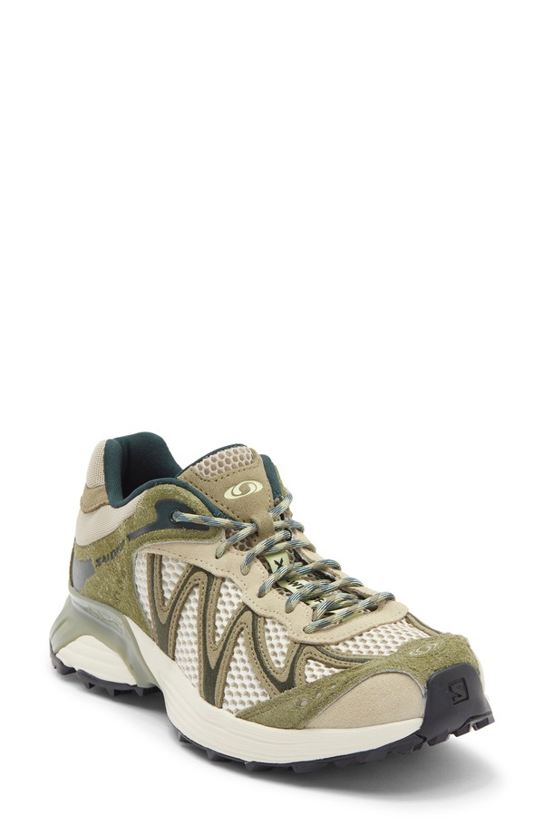 サロモン レディース シューズ スニーカー Salomon Gender Inclusive XT-Whisper Embroidery Sneaker Deep Lichen Green/ Eucalyptus 緑であること