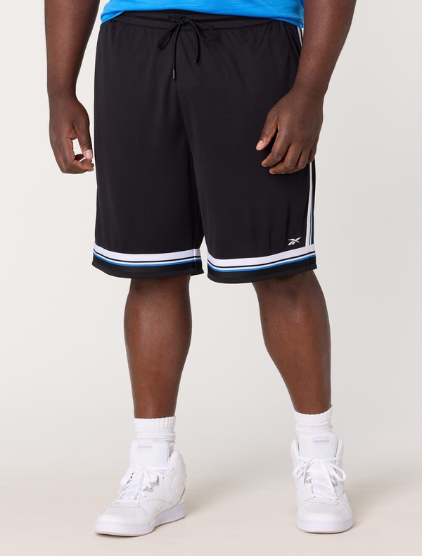 リーボック メンズ ボトムス 二分の一ズボン下・さる股引き トール 遊撃手ズボン下 Reebok Big \u0026 Tall Classic Performance Shorts Black 黒いこと
