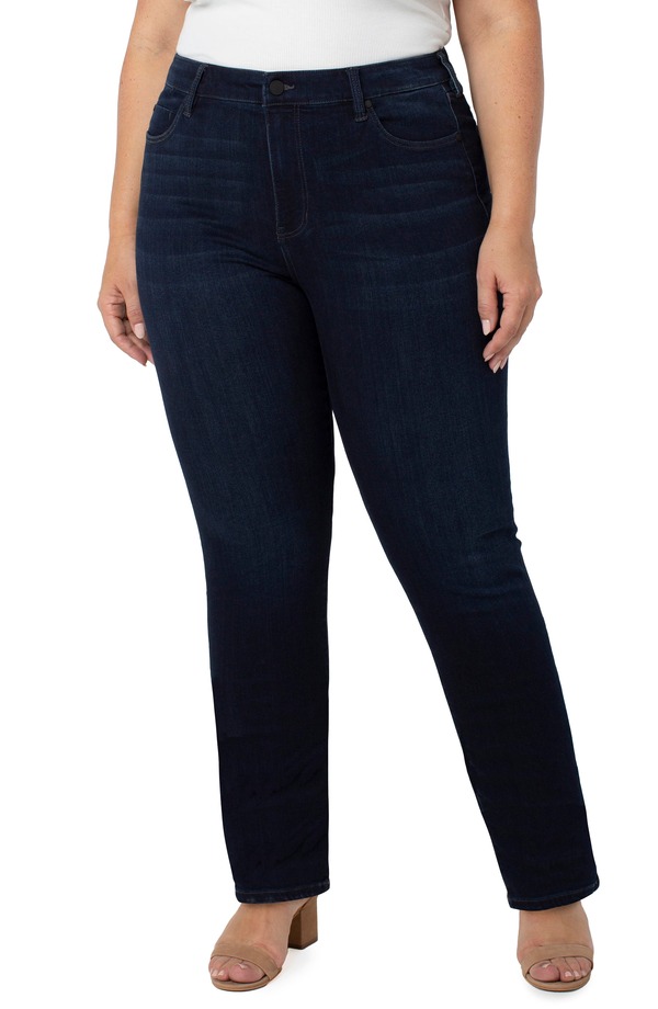 リバプール レディース ボトムス ジーンズズボン下 引っ切りない デニム Liverpool Sadie Straight Leg Jeans Halifax