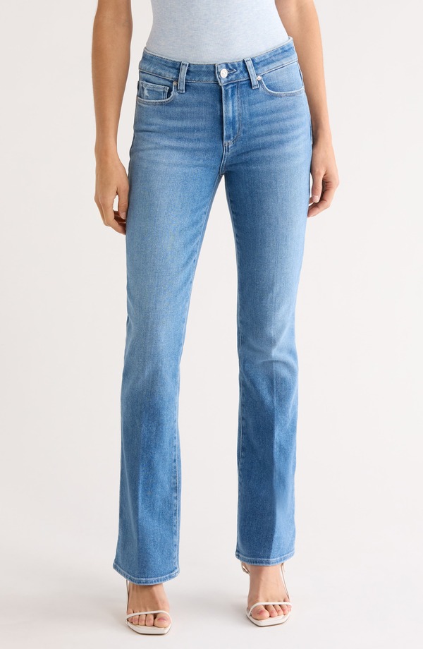 ページ レディース ボトムス ジーンズズボン下 ブーツとり捨てる ブーツ デニム PAIGE Manhattan Bootcut Jeans Vino Vibes