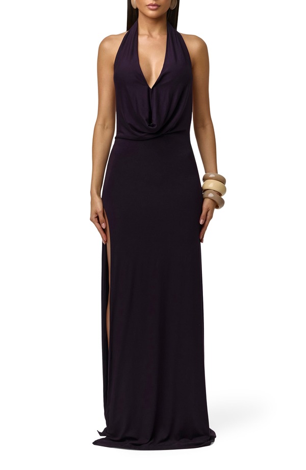 ネイキッドワードローブ レディース トップス 衣装 マキシ ホルター Naked Wardrobe Smoothalter Maxi Dress Blackberry