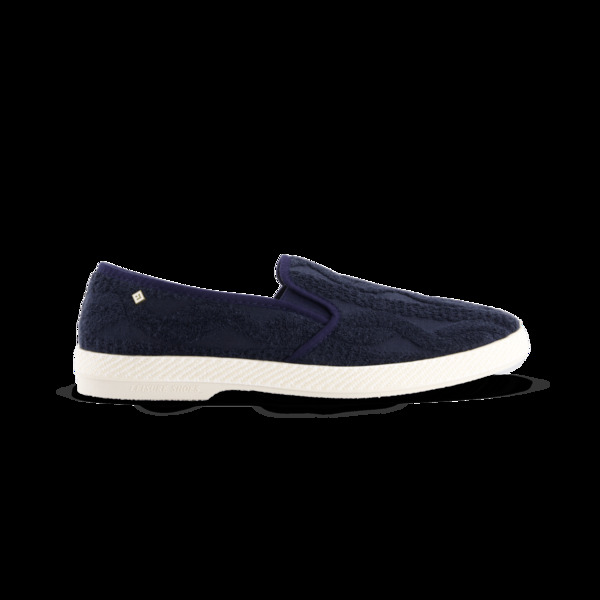 リビエラ レディース シューズ パンプス パイル 置き目毛革 Rivieras Classic Terry Cloth Slip-On Loafer Marine