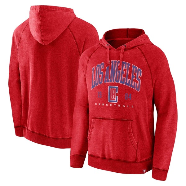 ファナティクス メンズ アウター パーカー・スウェット Men\u0027s Fanatics Heathered 天使の都市 Clippers Foul Trouble Snowash Raglan Pullover Hoodie Heathered ギョリュウモドキ