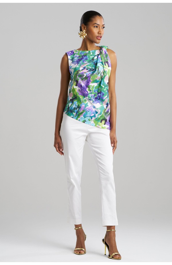 ナトリ レディース トップス プルオーバー Natori Ayame Origami Top Multi マルチ色つや
