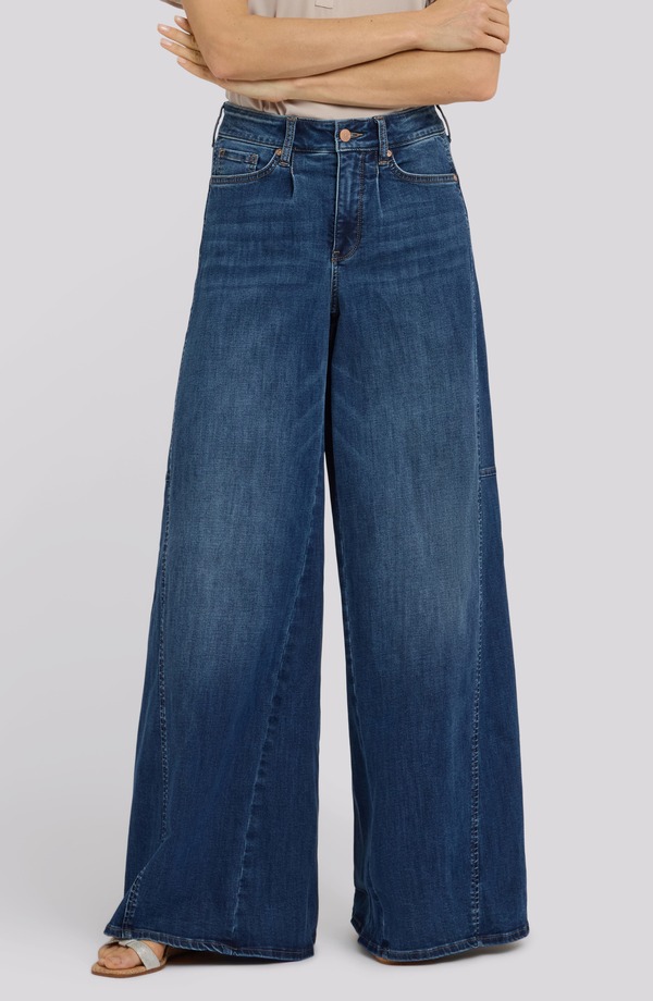エヌワイディージェイ レディース ボトムス ジーンズズボン下 ワイドレッグ デニム NYDJ Nova Cool Embrace Super Wide Leg Jeans Blue Mirage 青碧
