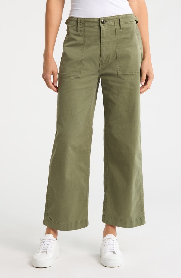 リダン レディース ボトムス レギンス ズボン下 綿織物 Re/Done The Trooper Stretch Cotton Utility Pants Desertsage