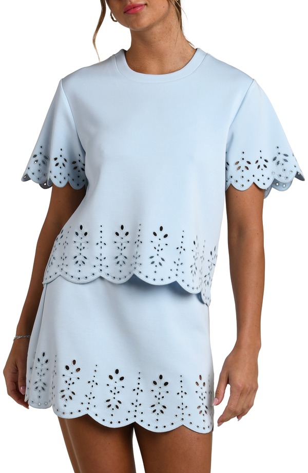 ラブランカ レディース トップス プルオーバー 労働者の一団のど首 La Blanca Cloudset Lounge Crewneck T-Shirt Drift