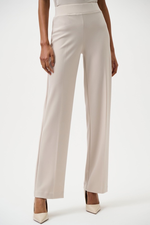 ジョセフリブコフ レディース ボトムス ジーンズズボン下 ワイドレッグ Joseph Ribkoff Classic Wide Leg Pan Moonstone