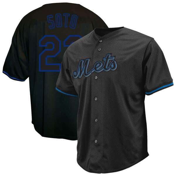 プロファイル メンズ トップス プルオーバー トール プルオーバー Men\u0027s Profile Juan Soto Black New York Mets Big \u0026 Tall Pop Fashion Jersey Black 黒いこと