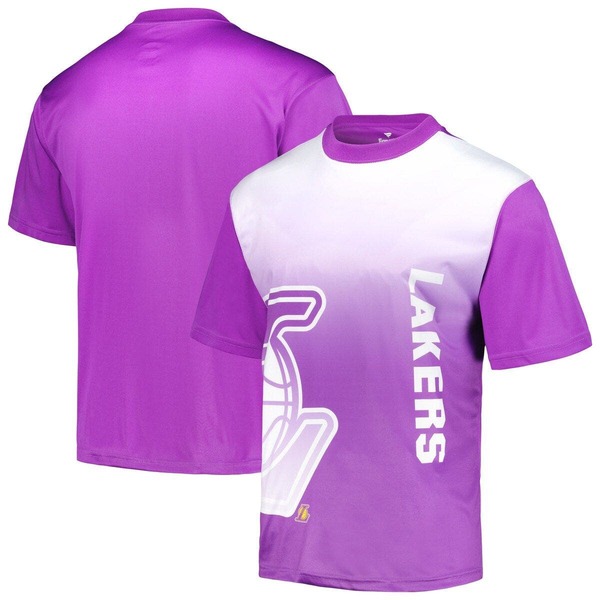 ファナティクス メンズ トップス プルオーバー FANATICS Men\u0027s Purple Los Angeles Lakersublimated T-Shirt Purple パープル