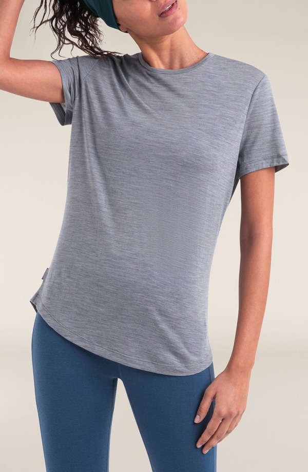 アイスブレーカー レディース トップス プルオーバー Icebreaker Lyocell \u0026 Merino Blend 125 Cool-Lite Sphere T-Shirt Metro Heather ギョリュウモドキ