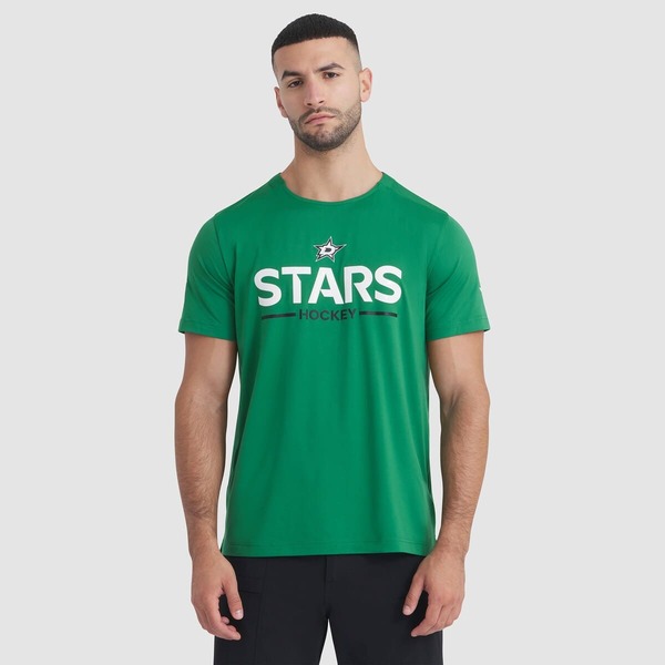 ファナティクス メンズ トップス ティーシャツ Men\u0027s Fanatics Kelly Green Dallastars Authentic Pro Rink Tech T-Shirt Kelly Green 緑であること