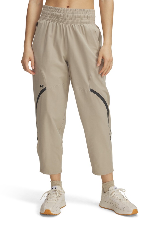 アンダーアーマー レディース ボトムス レギンス ズボン下 アンクル Under Armour Unstoppable Ankle Pants City Khaki / Black 黒いこと