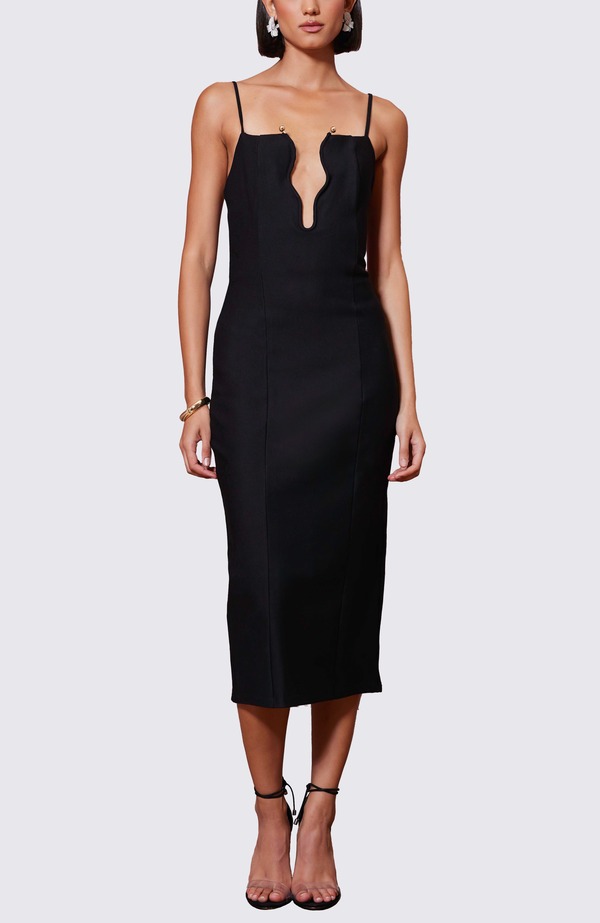 ビショップアンドヤング レディース トップス 衣装 Bishop + Youngigi Ponte Dress Black 黒いこと