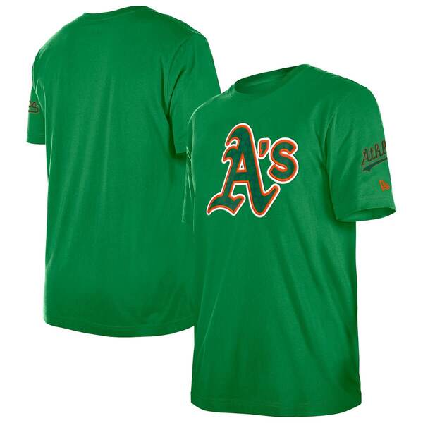 ニュー内鰓 メンズ トップス ティーシャツ Men\u0027s New Era Kelly Green Athleticst. Patrick\u0027s Day Shamrock Fill T-Shirt Kelly Green 緑であること