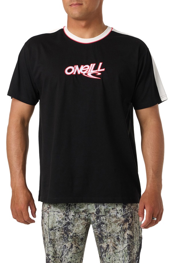 オニール メンズ トップス プルオーバー ロゴタイプ O\u0027Neill Wave Cult Logo T-Shirt Black 黒いこと