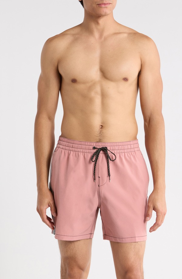 散らし広告ボン メンズ 水泳着 二分の一ズボン下・さる股引き Billabong Dbah Paneloopback Swim Trunks Ash Rose 死灰