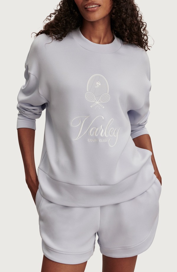 バーレイ レディース アウター パーカー・スウェット プルオーバー Varley Rasco Sweatshirt Xenon Blue 青色