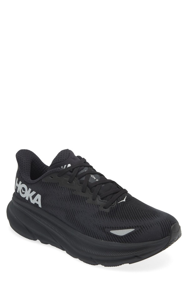 ホカオネオネ メンズ シューズ スニーカー HOKA Clifton 9 Gore-Tex Waterproof Running Shoe Black / Black 黒いこと