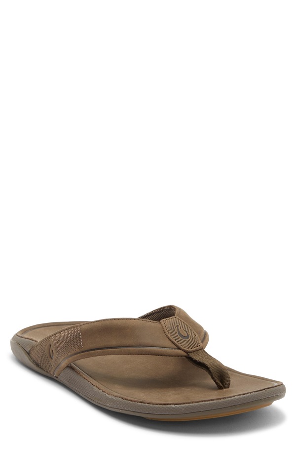 オルカイ メンズ シューズ サンダル OluKai Tuahine Waterprooflip Flop Canteen/ Canteen