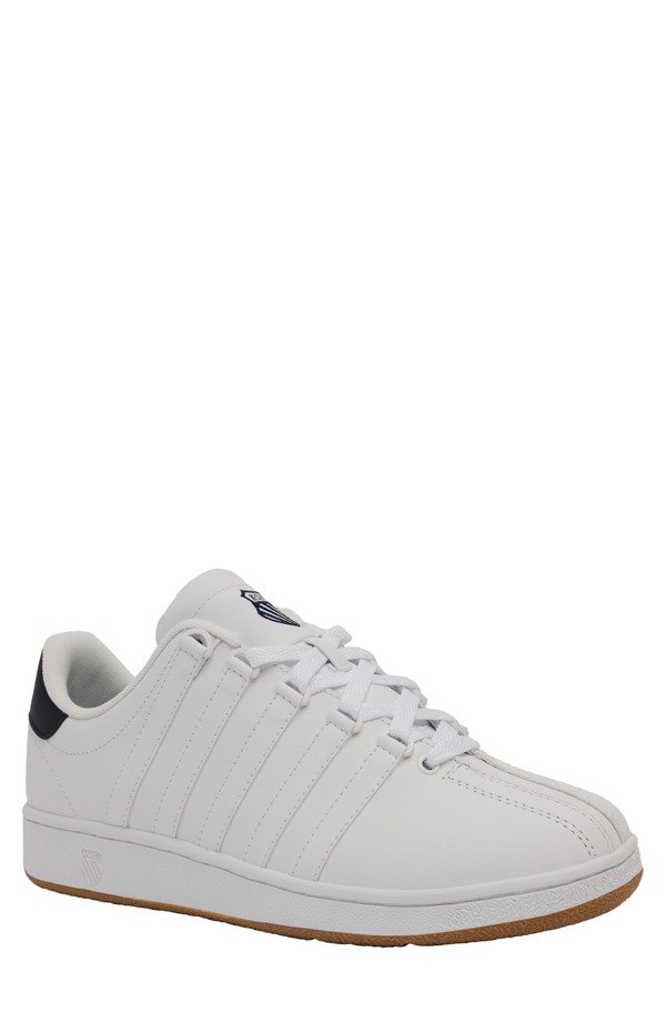 容れものイス メンズ シューズ スニーカー K-Swiss Classic VN Sneaker White/ Naval Academy/ Gum-Xw 白いこと