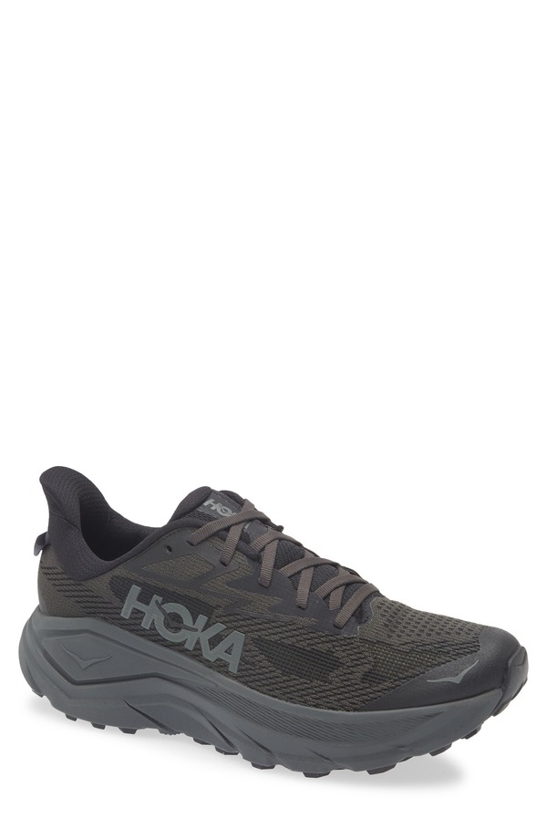 ホカオネオネ メンズ シューズ スニーカー HOKA Challenger 8 Trail Running Shoe Black / Outer Orbit 黒いこと