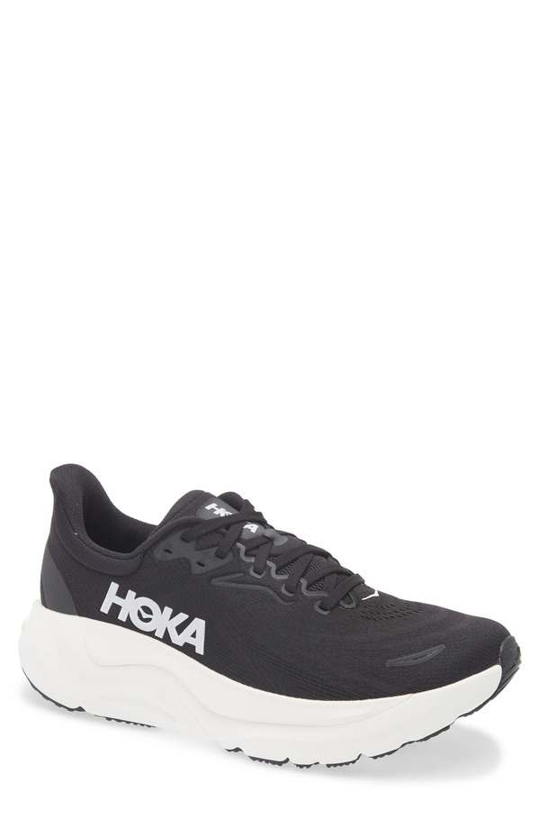 ホカオネオネ メンズ シューズ スニーカー HOKArahi 8 Stability Running Shoe Black / White 白いこと
