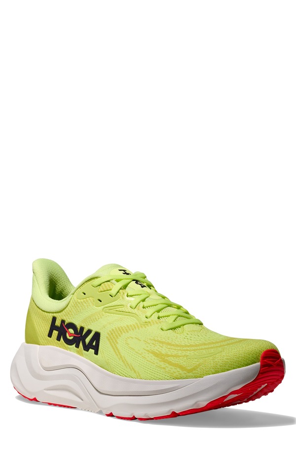 ホカオネオネ メンズ シューズ スニーカー HOKArahi 8 Stability Running Shoe Neon Yuzu / Neon Flame