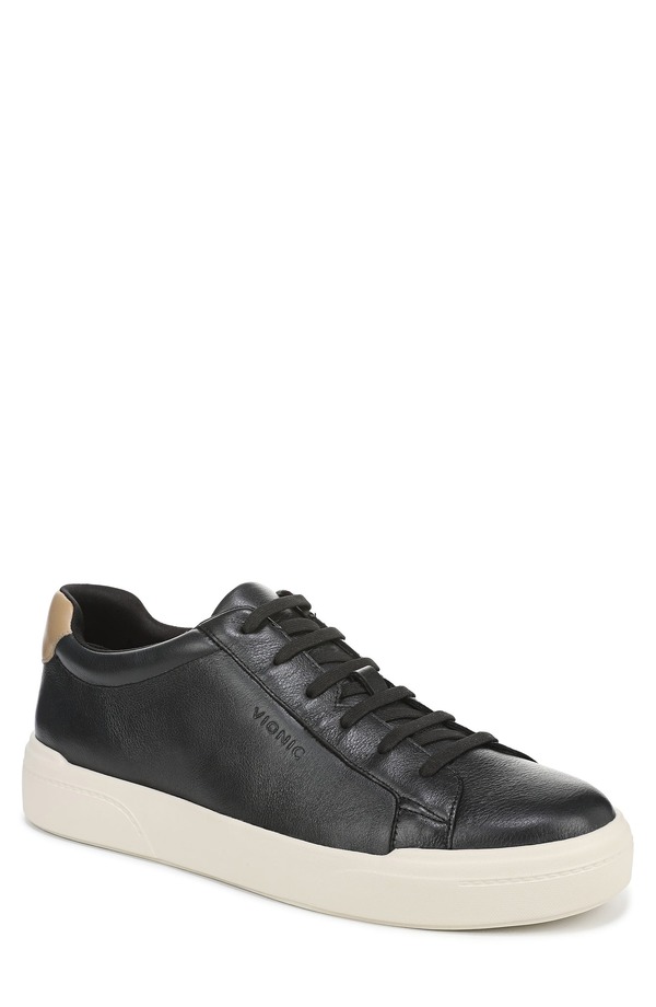 バイオニック メンズ シューズ スニーカー Vionicolbie Low Top Sneaker Black/Creamulti 皮膚軟化剤